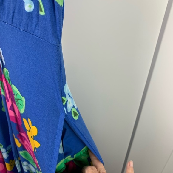 Matilda Jane MEDIUM Maxi Dress Tropical Floral Pockets Vacation Cruise - Picture 10 of 11